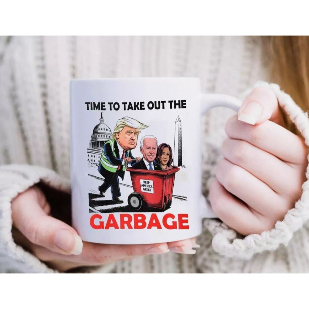 Take America Back Time To Take Out The Garbage Trump 2025  Trump 11oz Mug